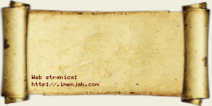 Nadja Bjelogrlić vizit kartica